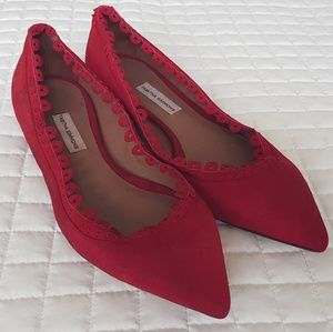 Tabitha Simmons laser cut suede flats 37,5